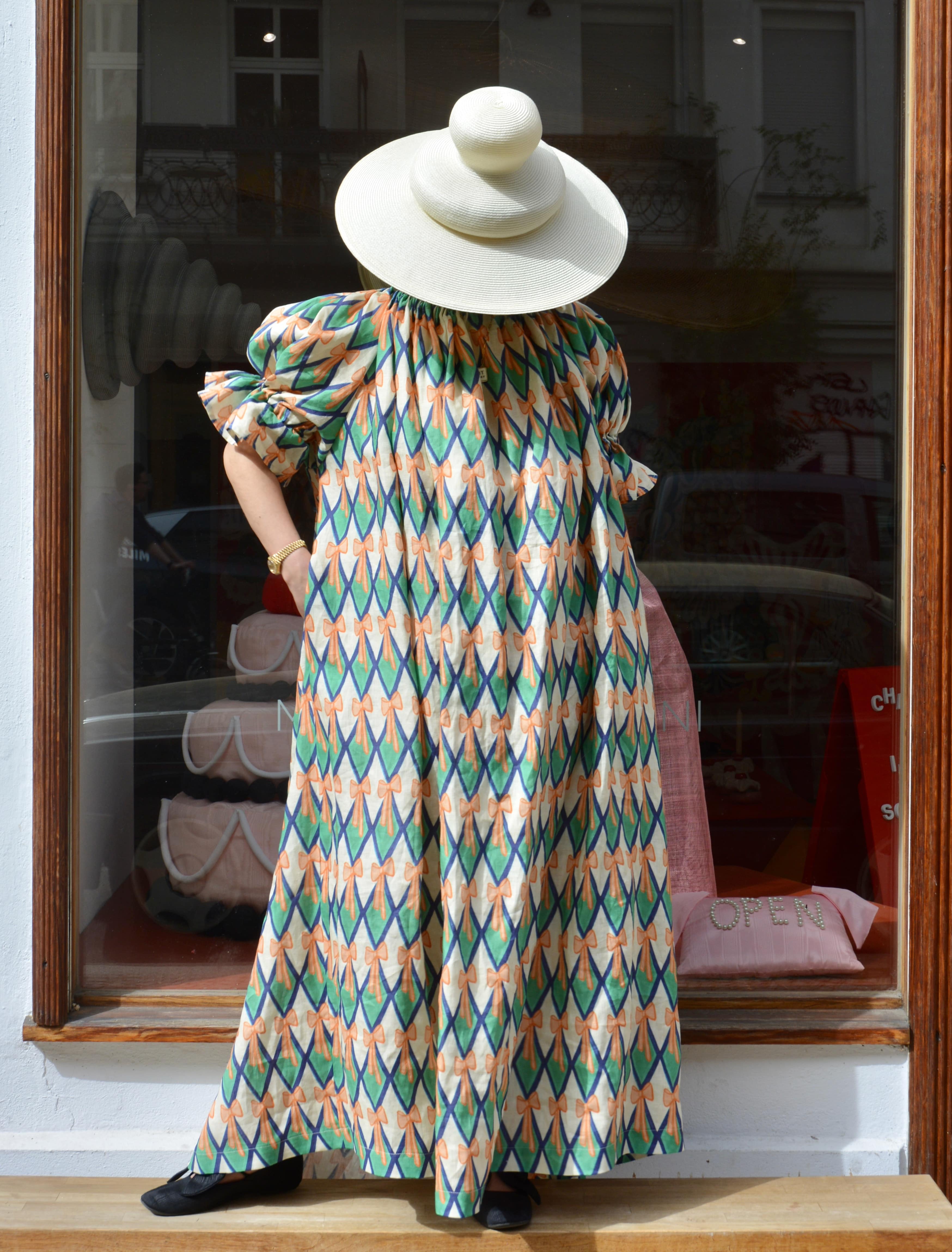 Hand Pleated Harlequin Summer Dress Maryam Keyhani Hand Pleated Harlequin Summer Dress Maryam Keyhani