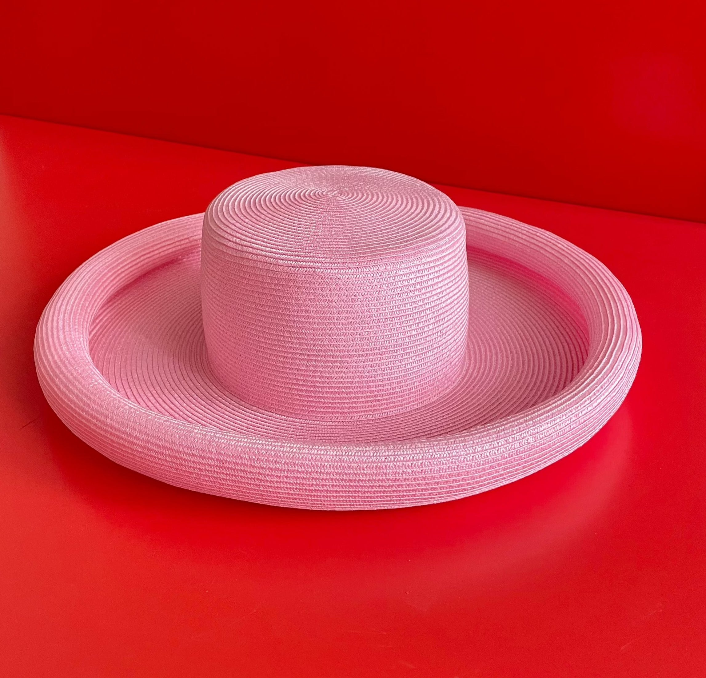 Pink 2024 boater hat